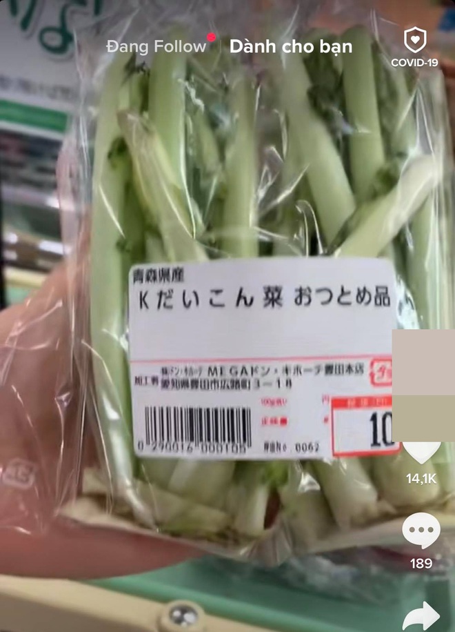 Loại củ khi ở Việt Nam sẽ không ăn phần lá nhưng người Nhật Bản lại tận dụng đóng gói bày bán hẳn trong siêu thị - Ảnh 1.