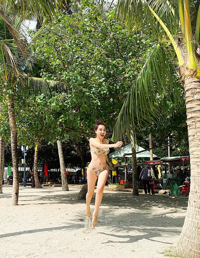 Hoa hậu Diễm Hương tung loạt ảnh bikini nóng bỏng - Ảnh 4.