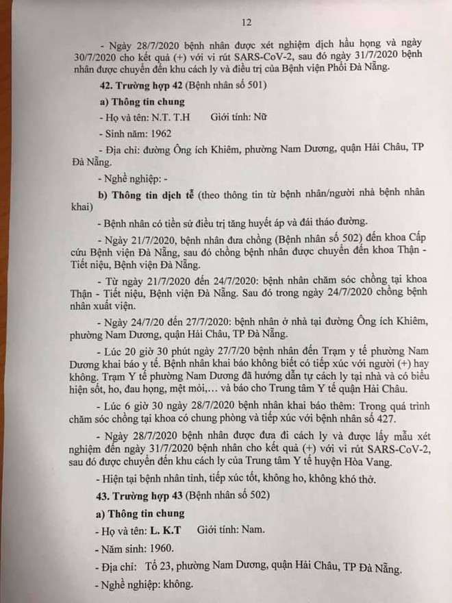 Nữ bệnh nhân Covid-19 số 483 không hợp tác, không khai báo lịch trình, nơi ở - Ảnh 12.