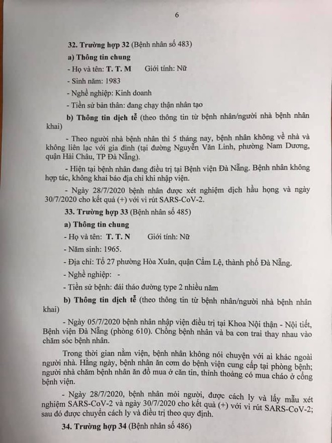 Nữ bệnh nhân Covid-19 số 483 không hợp tác, không khai báo lịch trình, nơi ở - Ảnh 6.