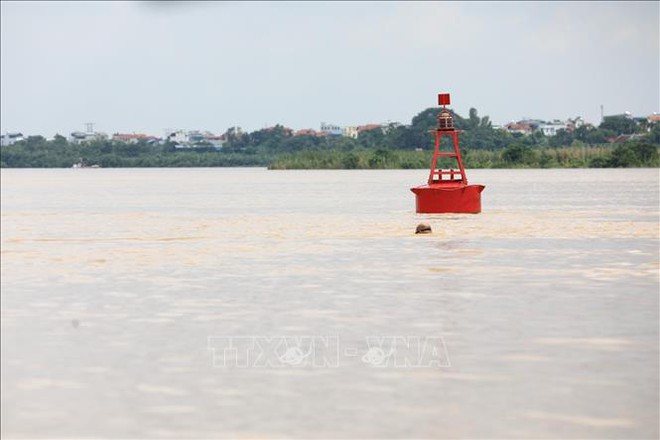 Mực nước sông Hồng ở Hà Nội lên nhanh, nguy cơ ngập lụt vùng trũng và bãi bồi - Ảnh 8.