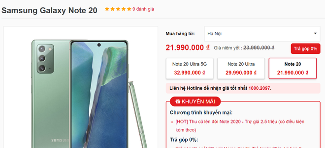 Bộ ba Galaxy Note 20 bất ngờ giảm giá mạnh sau một tuần lên kệ - Ảnh 3.
