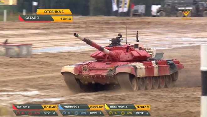 Kíp 3 Đội xe tăng Việt Nam thi đấu Tank Biathlon 2020: Thần tốc, dũng mãnh - Lật đổ ngoạn mục - Ảnh 1.