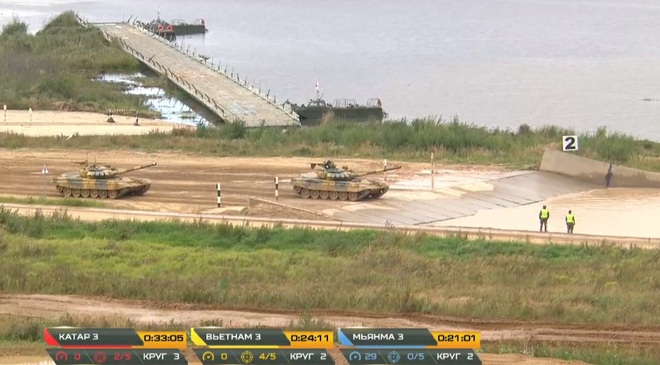 Kíp 3 Đội xe tăng Việt Nam thi đấu Tank Biathlon 2020: Thần tốc, dũng mãnh - Lật đổ ngoạn mục vào thẳng bán kết - Ảnh 1.