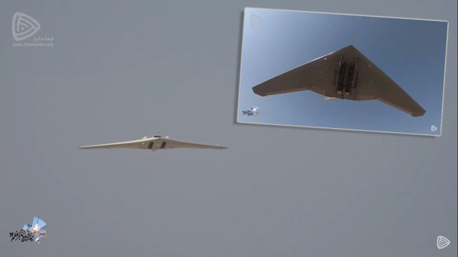 Lộ diện các UAV được Iran triển khai “bắn tan xác” mục tiêu giả tàu sân bay Mỹ - Ảnh 1.