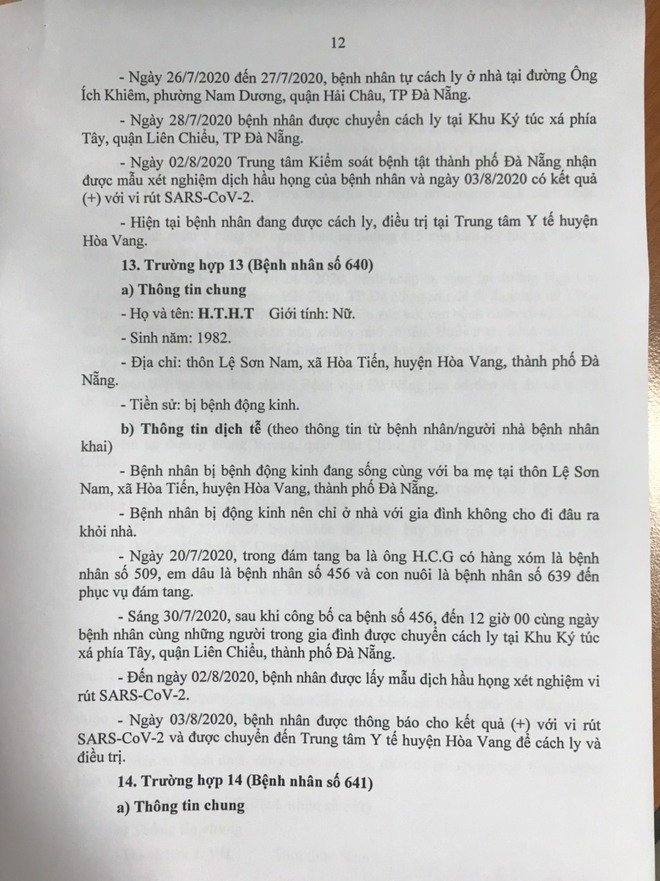 15 ca Covid-19 mới ở Đà Nẵng: tiếp xúc nhiều người tại đám giỗ, đám cưới - Ảnh 12.