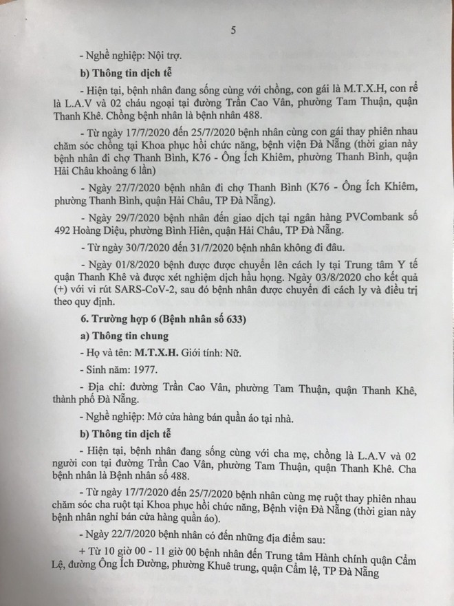 15 ca Covid-19 mới ở Đà Nẵng: tiếp xúc nhiều người tại đám giỗ, đám cưới - Ảnh 5.