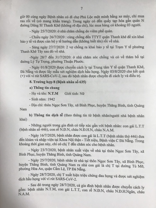 15 ca Covid-19 mới ở Đà Nẵng: tiếp xúc nhiều người tại đám giỗ, đám cưới - Ảnh 7.