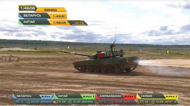 Tank Biathlon 2020: Xe tăng Trung Quốc bị hỏng, lính ngất xỉu giữa đường đua, chỉ huy rất lo lắng - Tụt lại phía sau rồi - Ảnh 1.