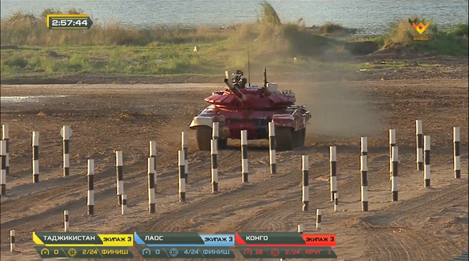 Tank Biathlon 2020: Lào, Tajikistan bắn kém, diễn biến trận bán kết 2 có lợi cho Việt Nam - Ảnh 1.