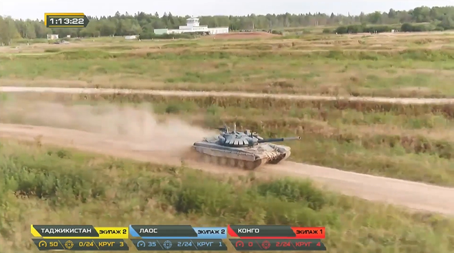 Tank Biathlon 2020: Lào, Tajikistan bắn kém, diễn biến trận bán kết 2 có lợi cho Việt Nam - Ảnh 1.