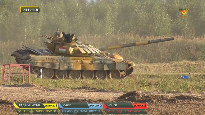 Tank Biathlon 2020: Lào, Tajikistan bắn kém, diễn biến trận bán kết 2 có lợi cho Việt Nam - Ảnh 1.