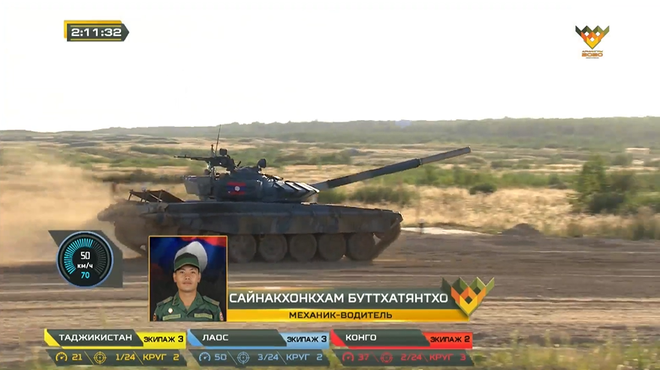 Tank Biathlon 2020: Lào, Tajikistan bắn kém, diễn biến trận bán kết 2 có lợi cho Việt Nam - Ảnh 1.