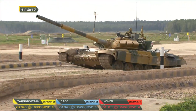 Tank Biathlon 2020: Lào, Tajikistan bắn kém, diễn biến trận bán kết 2 có lợi cho Việt Nam - Ảnh 1.