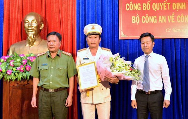 Thượng tá Hồ Việt Triều làm Phó GĐ Công an Cà Mau - Ảnh 1.