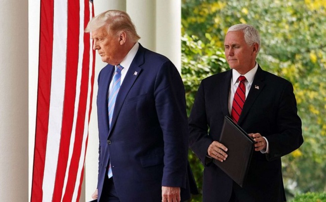 Tổng thống Donald Trump và Phó Tổng thống Mike Pence. Ảnh: Getty Images