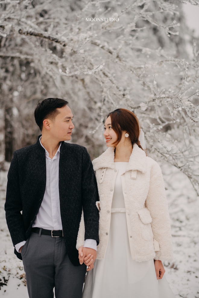 Thành quả của cặp đôi Hà Nội chụp ảnh cưới giữa mưa tuyết ở Y Tý: Sự tình cờ đầy may mắn - Ảnh 1.