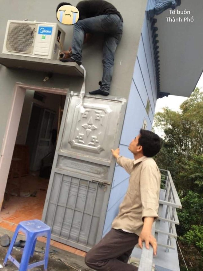 Xung phong lắp điều hòa nhưng loay hoay 2 tiếng chưa xong, thanh niên khiến mẹ bạn gái phải cứu nguy - Ảnh 1. Xung phong lắp điều hòa nhưng loay hoay 2 tiếng chưa xong, thanh niên khiến mẹ bạn gái phải cứu nguy - Ảnh 1.