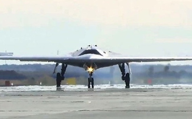 Máy bay Okhotnik của Nga. Ảnh: BQP Nga
