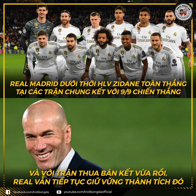 Biếm họa 24h: HLV Zidane giữ nguyên thành tích toàn thắng chung kết - Ảnh 1.