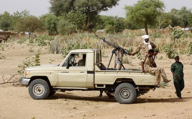 Giao tranh ở Darfur. Ảnh AFP