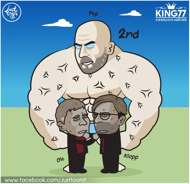 Biếm họa 24h: Pep Guardiola khoe cơ bụng 6 múi khiến Solskjaer toát mồ hôi - Ảnh 5.