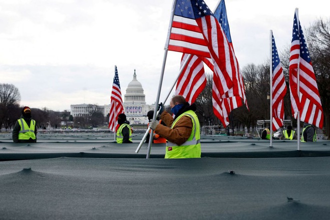 Phóng sự ảnh: Thủ đô Washington của Mỹ trước giờ chuyển giao quyền lực - Ảnh 7.