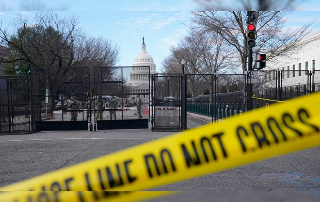 Lễ nhậm chức của ông Joe Biden: Washington D.C như vùng chiến sự - Ảnh 3.