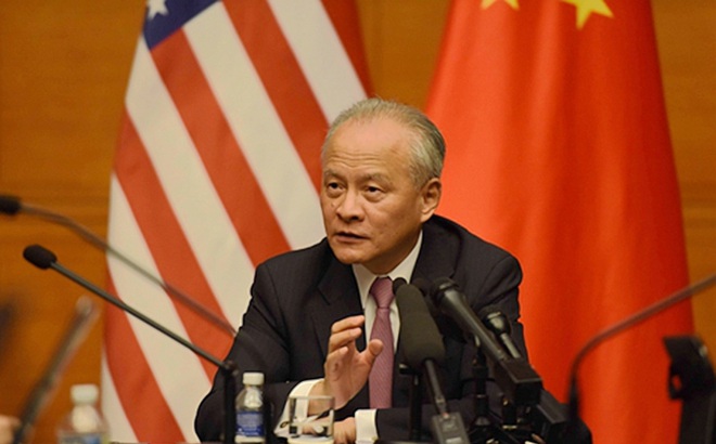 Đại sứ Trung Quốc tại Mỹ Thôi Thiên Khải. Ảnh: Caixin Global