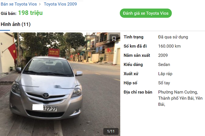 Hàng nóng” Toyota Vios bán rẻ 155 triệu đồng gây xôn xao - Ảnh 2.