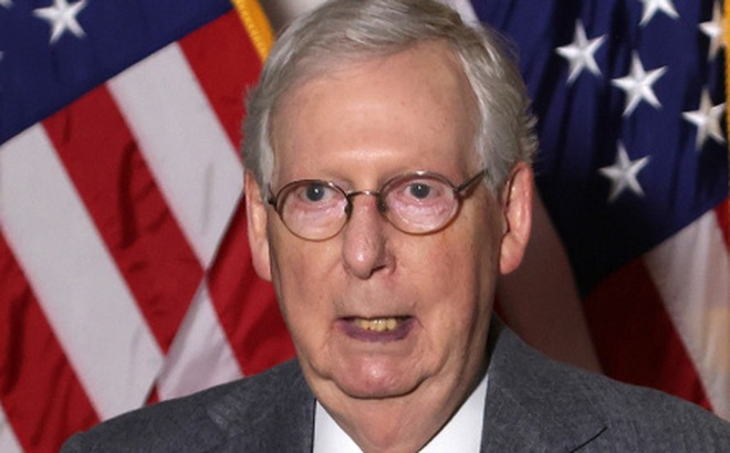 Lãnh đạo đảng Cộng hòa tại Thượng viện Mitch McConnell. Ảnh: Getty