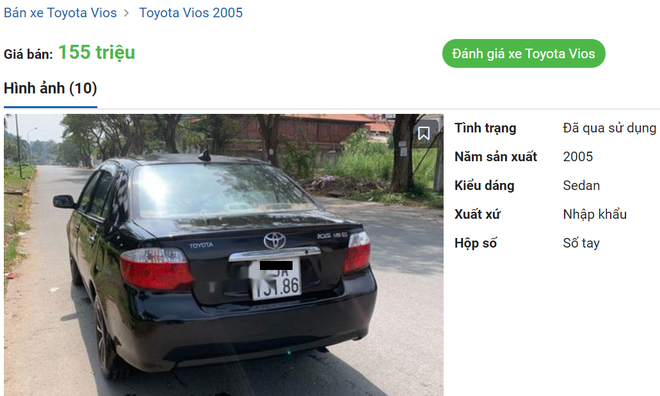 Hàng nóng” Toyota Vios bán rẻ 155 triệu đồng gây xôn xao - Ảnh 1.