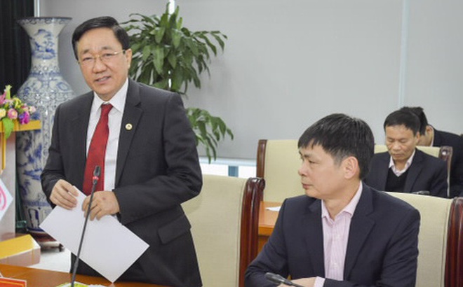 Ông Dương Quyết Thắng, Uỷ viên HĐQT, Tổng Giám đốc NHCSXH báo cáo kết quả hoạt động năm 2020. Ảnh: sbv.gov.vn.