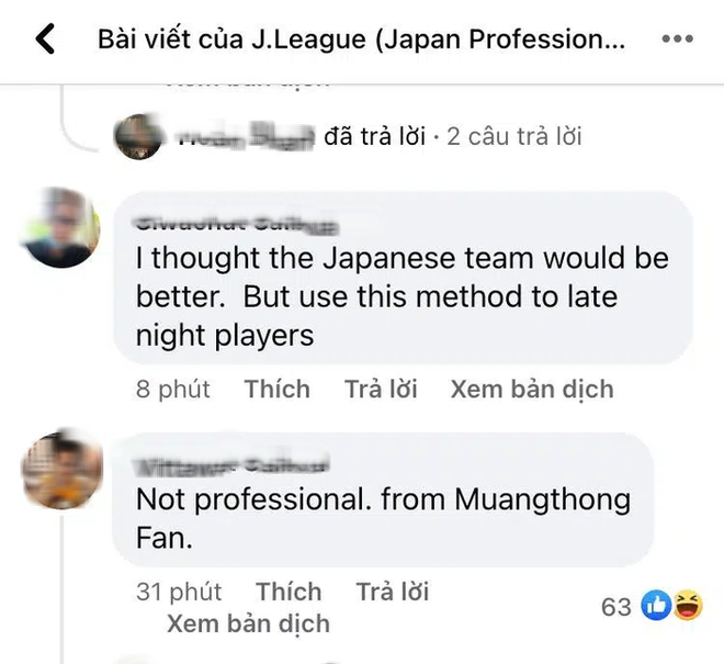 Fan Thái Lan cà khịa Văn Lâm trên fanpage J.League - Ảnh 2.