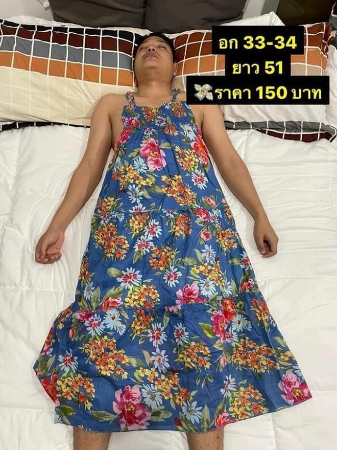 Vợ lợi dụng chồng ngủ để bắt làm người mẫu, mặc từ váy đầm đến croptop để đăng bán online rồi viral khắp MXH - Ảnh 10.