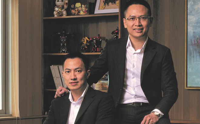 Ông Nguyễn Quốc Minh (trái) và ông Lưu Anh Tiến. Nguồn ảnh Forbes VietNam.