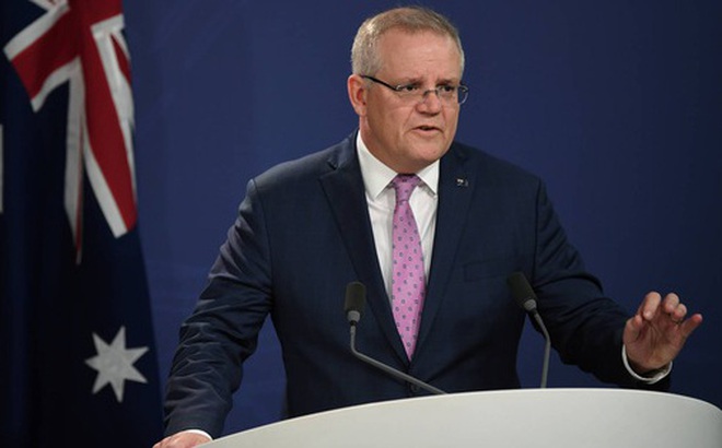 Chính quyền Thủ tướng Úc Scott Morrison cam kết cung cấp vắc-xin Covid-19 cho các nước láng giềng trong năm 2021. Ảnh: Reuters