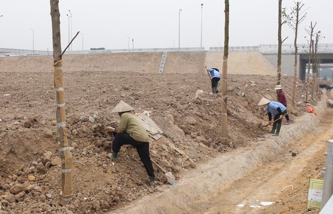 Cận cảnh nút giao 400 tỷ đồng kết nối Vành đai 3 với cao tốc Hà Nội - Hải Phòng - Ảnh 8.