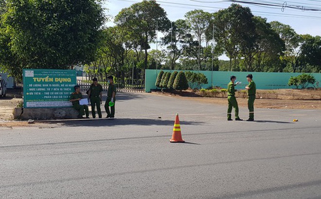 Hiện trường vụ án mạng.