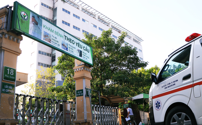 Bệnh viện Việt Đức nơi có 1 ca dương tính.