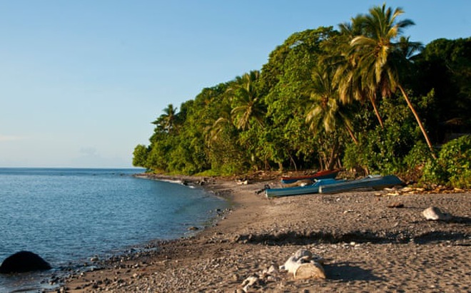 Hai người đàn ông khởi hành từ quần đảo Solomon đã bị lạc đến nước láng giềng Papua New Guinea. Ảnh: Alamy