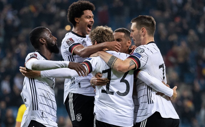 Đức sẽ trở thành đội đầu tiên giành vé dự World Cup 2022? (Ảnh: Getty)