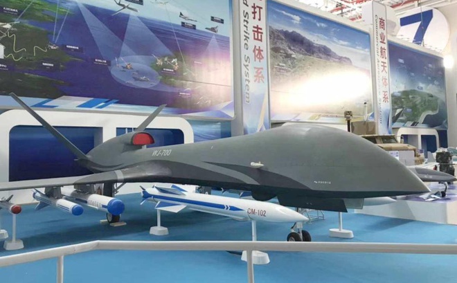 Mẫu UAV WJ-700 của quân đội Trung Quốc (Ảnh: Military Machine)