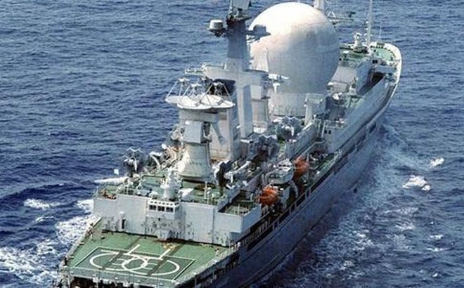Tàu Nguyên soái Krylov của hải quân Nga (Ảnh: Sputnik)