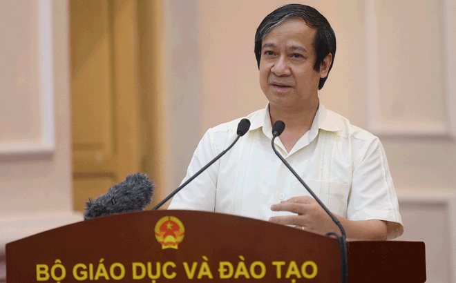 Bộ trưởng Bộ GD&ĐT Nguyễn Kim Sơn. Ảnh: Bộ GD&ĐT