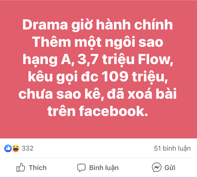Dân mạng phát hiện một ngôi sao hạng A từng kêu gọi từ thiện, chưa thấy giải ngân bài post đã bay màu - Ảnh 1. Dân mạng phát hiện một ngôi sao hạng A từng kêu gọi từ thiện, chưa thấy giải ngân bài post đã bay màu - Ảnh 1.