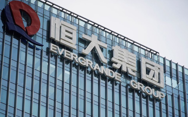 Tòa nhà trụ sở của Evergrande tại Thành phố Thâm Quyến, Trung Quốc. Ảnh: Reuters