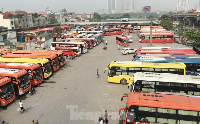 Xe khách được hoạt động bình thường tại Hà Nội.