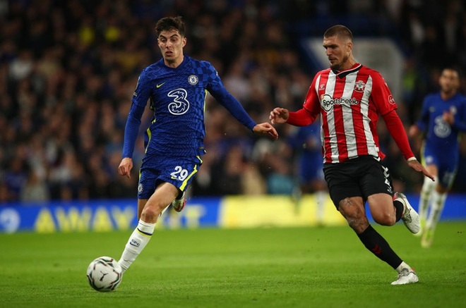 Havertz lập công, Chelsea nhọc nhằn vào tứ kết EFL Cup sau loạt luân lưu với Southampton - Ảnh 2.