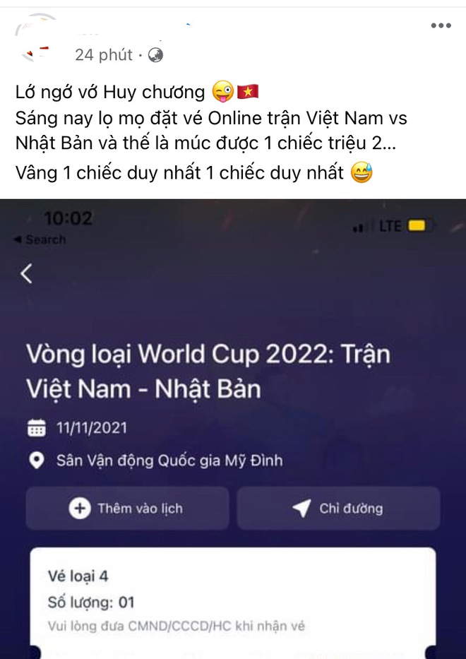 Người hâm mộ dễ dàng mua vé vào sân cổ vũ đội tuyển Việt Nam - Ảnh 2.
